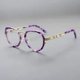 Viggo Vintage Acetate Alloy Glasses Frame