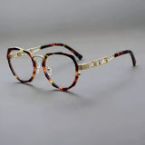 Viggo Vintage Acetate Alloy Glasses Frame