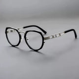 Viggo Vintage Acetate Alloy Glasses Frame