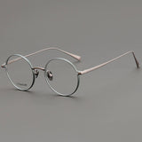 Mel Round Titanium Eyeglasses Frame