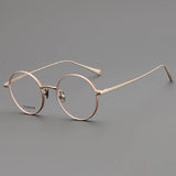 Mel Round Titanium Eyeglasses Frame