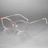 Augusta Ultra light Titanium Geometric Glasses Frame