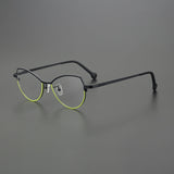 Janan Cat Eyes Titanium Glasses Frame