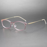Keychell Ultra light Titanium Geometric Glasses Frame