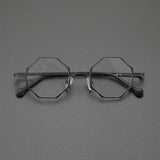 Saku Titanium Geometric Glasses Frame