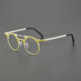 Eden Titanium Round Glasses Frame