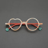 Heath Unique Heart Acetate Glasses Frame