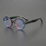 Bates Retro Round Acetate Glasses Frame