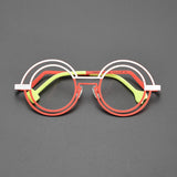 Faron Round Titanium Glasses Frame