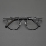 Eden Titanium Round Glasses Frame