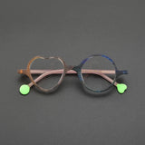 Heath Unique Heart Acetate Glasses Frame