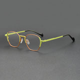 Cary Retro Titanium Eyeglasses Frame