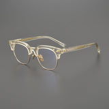 Mandek Browline Acetate Glasses Frame