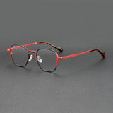 Cary Retro Titanium Eyeglasses Frame