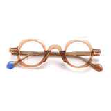 Boshell Vintage Small Round Acetate Glasses Frame