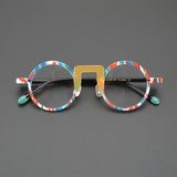 Ramiro Acetate Round Glasses Frame