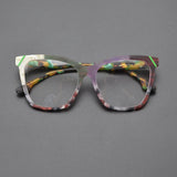 Olita Multicolor Square Acetate Glasses Frame