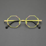 Saku Titanium Geometric Glasses Frame