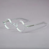 Ace Retro Acetate Glasses Frame Round Frames Southood Clear 