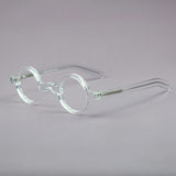 Ace Retro Acetate Glasses Frame Round Frames Southood Clear 