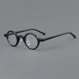 Alon Vintage Round Glasses Frame Round Frames Southood Black 