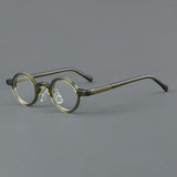 Alon Vintage Round Glasses Frame Round Frames Southood Green 
