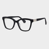 Aranda Vintage Acetate Glasses Frame Cat Eye Frames Southood Black 