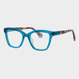Aranda Vintage Acetate Glasses Frame Cat Eye Frames Southood Clear Blue 
