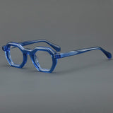 Ardel Retro Thick Acetate Glasses Frame Geometric Frames Southood Blue 
