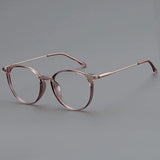 Aria Vintage TR90 Round Eyeglasses Round Frames Southood Purple Pink 