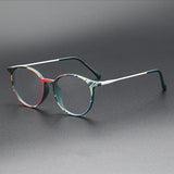 Aria Vintage TR90 Round Eyeglasses Round Frames Southood Stripe 