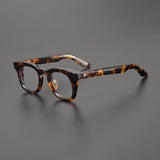 Artur Vintage Thick Acetate Glasses Frame Rectangle Frames Southood Leopard 