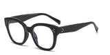 Asa Brand Unisex Square Glasses Frame Rectangle Frames Southood C1 Black 