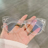 Asa Brand Unisex Square Glasses Frame Rectangle Frames Southood C5 Clear 