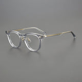 Atwell Vintage Acetate Glasses Frame Rectangle Frames Southood Gray 