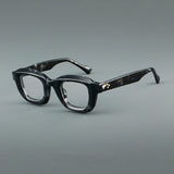 Austen Vintage Acetate Glasses Frame Cat Eye Frames Southood Black Leopard 