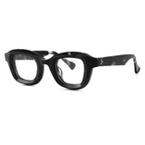 Austen Vintage Acetate Glasses Frame Cat Eye Frames Southood Gray Leopard 