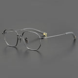 Axl Vintage Pilot Titanium Glasses Frame Aviator Frames Southood Gun 