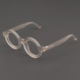 Ayers Retro Acetate Glasses Frame Round Frames Southood Matte Clear 