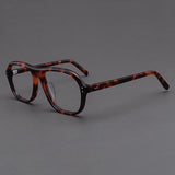 Beal Retro Acetate Eyeglasses Frame Aviator Frames Southood Leopard 
