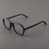 Beal Retro Acetate Eyeglasses Frame Aviator Frames Southood Matte Black 