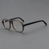 Beal Retro Acetate Eyeglasses Frame Aviator Frames Southood Matte Green Black 