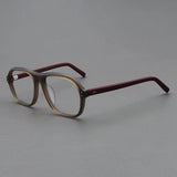 Beal Retro Acetate Eyeglasses Frame Aviator Frames Southood Matte Green Red 