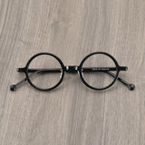 Lang Vintage Round Acetate Frame