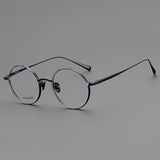 Mel Round Titanium Eyeglasses Frame