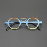 Rich Retro Titanium Optical Glasses Frame
