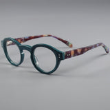 Jade Retro Round Acetate Optical Frame
