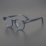 Bonnie Acetate Rectangle Glasses Frame Rectangle Frames Southood Blue 