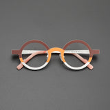 Oram Titanium Round Glasses Frame
