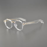 Burke Retro Acetate Glasses Frame Aviator Frames Southood Clear 